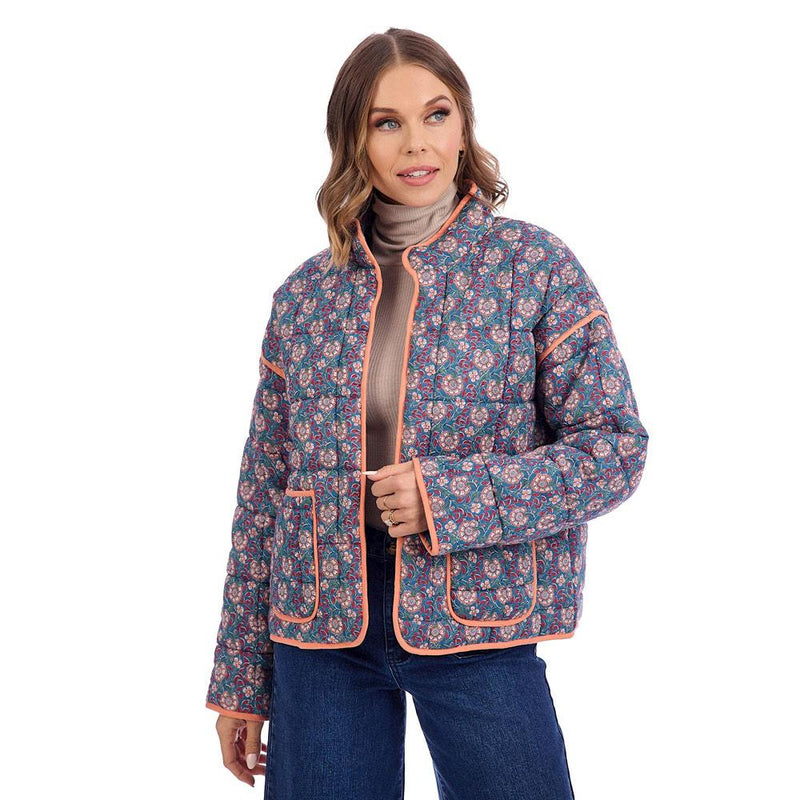 Women's Cher Block Print Jacket