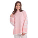 Women's Costner Pink Striped Sweater