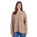 Women's Tan Noa Collard Sweater