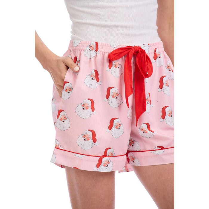 Women's Santa Holiday PJ Shorts