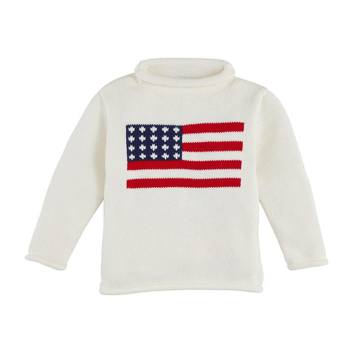Girl's Flag Rollneck Sweater
