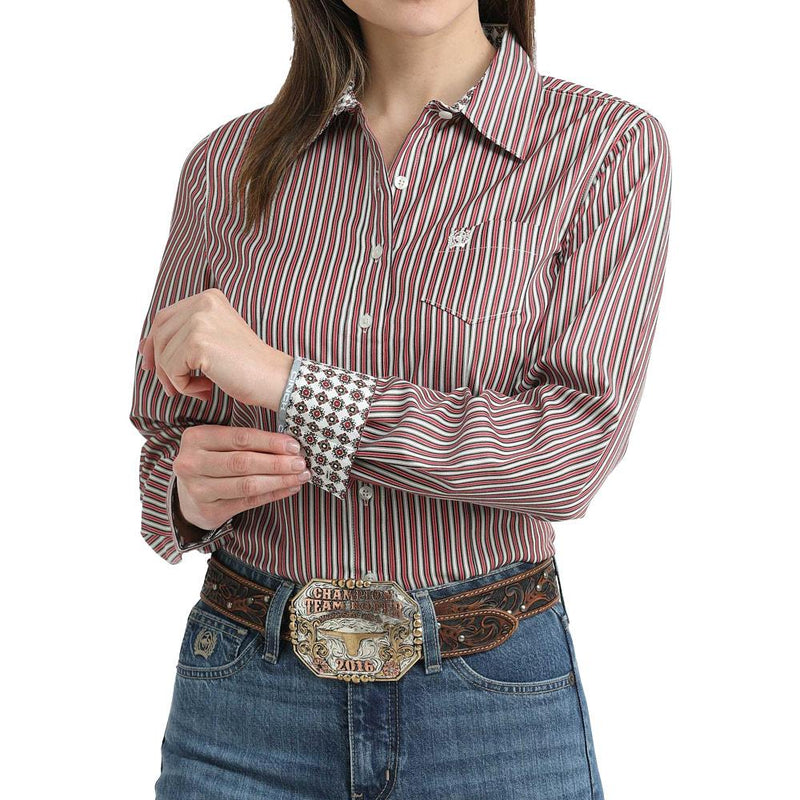 Women's Red Stripe Shirt