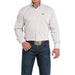 Men's White & Red Stripe Shirt