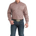 Men's Pink Long Sleeve Button Shirt