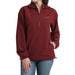 Women's Burgundy 1/2 Zip Windbreaker