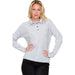 Women's Grey Half Snap Pullover