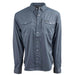 Men's Slate Blue Fischer Performance Shirt