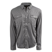 Men's Grey Fischer Long Sleeve Shirt