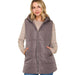 Women's Gunmetal Puffer Vest