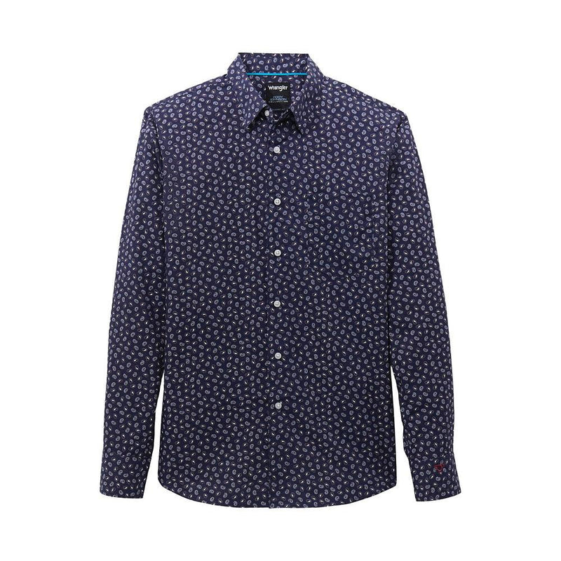 Men's Cody Johnson Navy Print Shirt