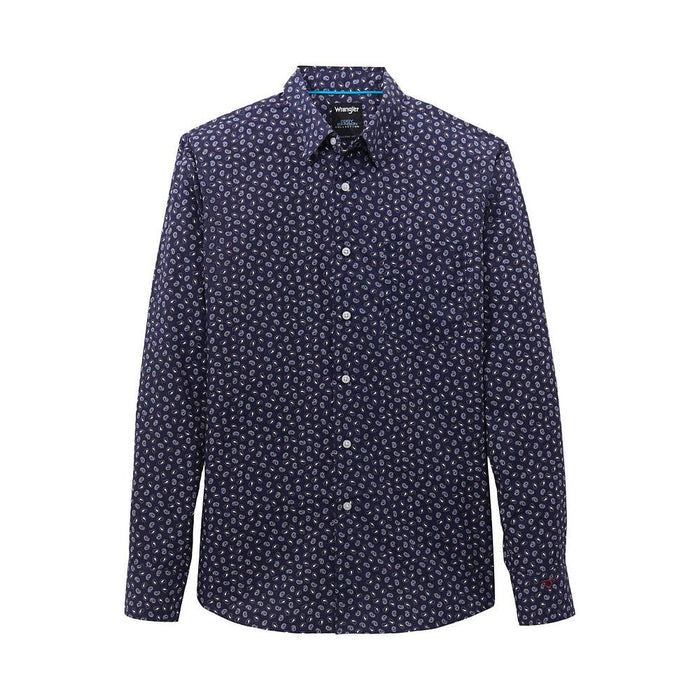 Men's Cody Johnson Navy Print Shirt
