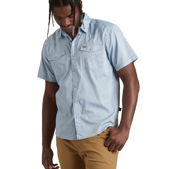 Men's Faded Blue Oxford Shirt