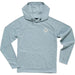 Men's Palo Duro Mountain Grid Iron Blue Hoodie