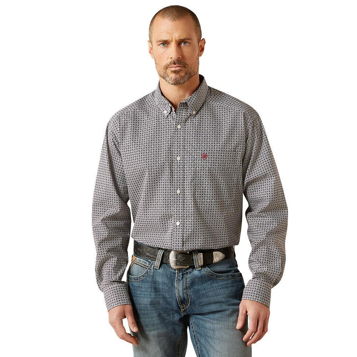 Men's Tobias Black Print Shirt