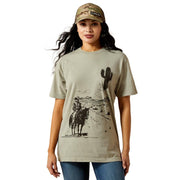 Women's Sketchy Cowboy Sandstone Tee Shirt