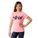 Girl's Pink Ice Spur Script Tee Shirt