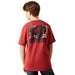 Boys Buffalo Flag Brick Red Tee Shirt