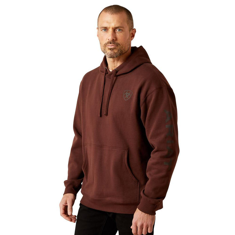 Men's Deep Mahogany Logo Hoodie