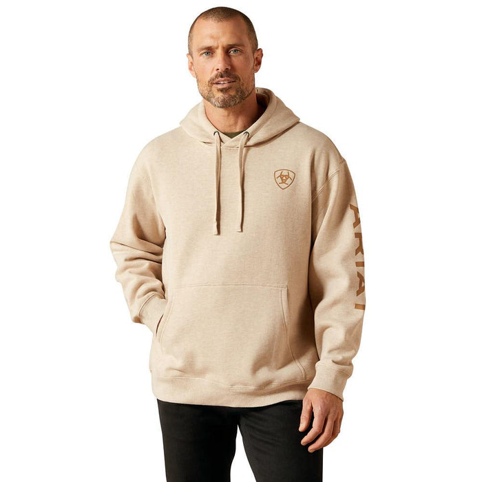 Men's Oatmeal Logo Hoodie