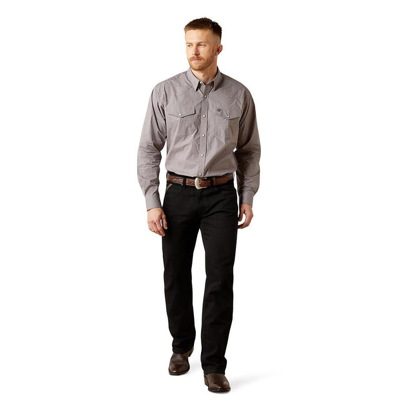 Men's Grey Printed Fred Shirt