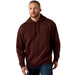 Men's Brown Shield Steer Head Hoodie