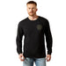 Men's Easy Rider Black Long Sleeve Tee Shirt