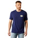 Men's Mesa Motif Lock Up Medieval Blue Tee Shirt