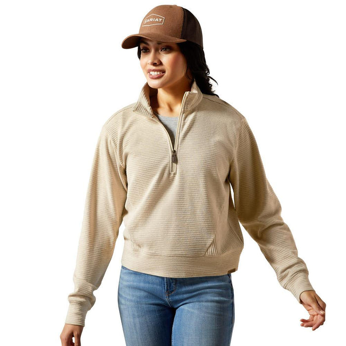 Women's Oatmeal High Noon 1/2 Zip Pullover