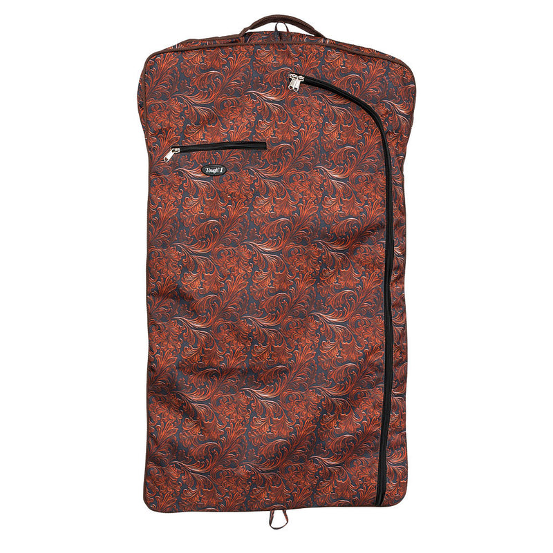 Tooled Leather Garment Bag
