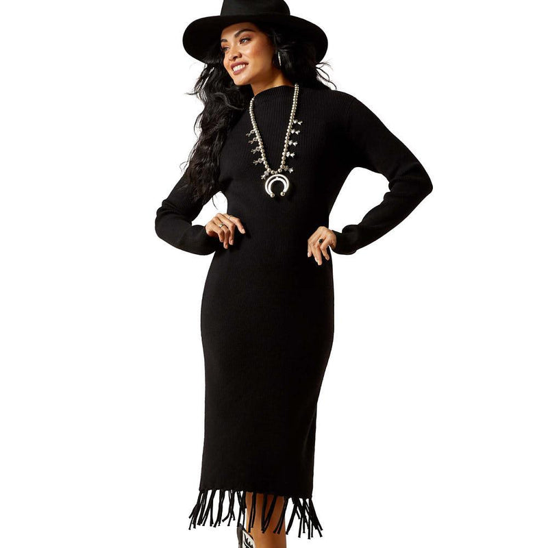 Ariat Women's Alicia Black Sweater Dress