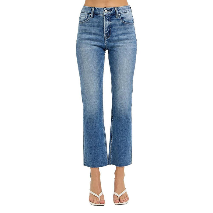 Women's Medium Tummy Control Crop Jeans