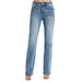 Women's Medium Tummy Control Straight Leg Jeans