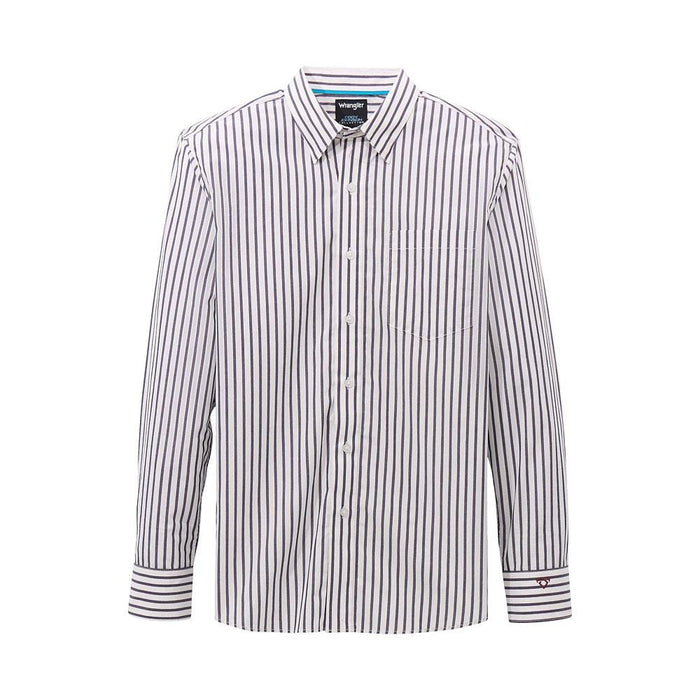 Wrangler Men's Cody Johnson White Stripe Shirt