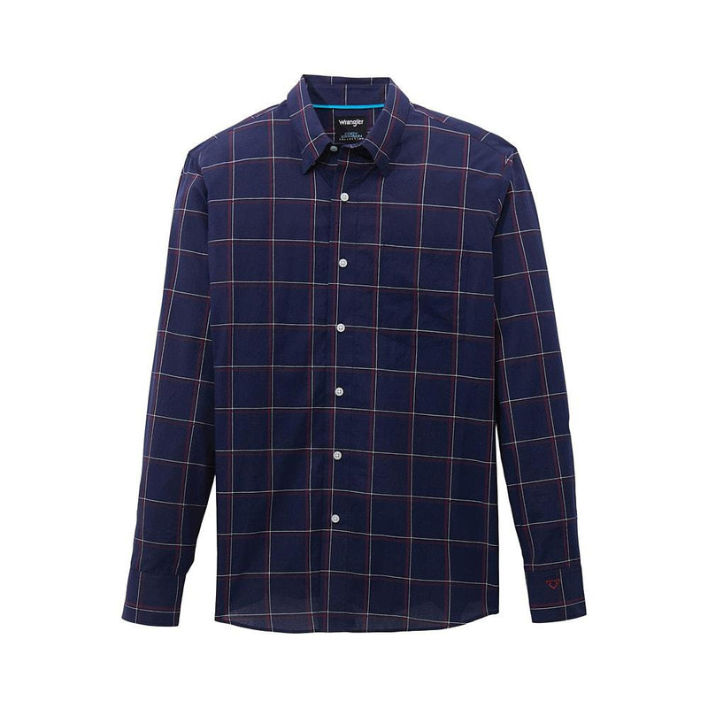 Men's Cody Johnson Navy Plaid Shirt