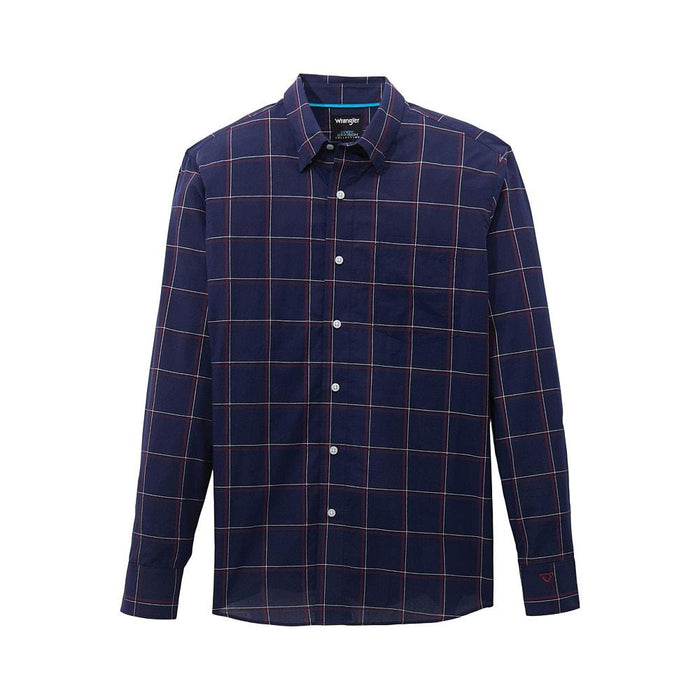 Men's Cody Johnson Navy Plaid Shirt