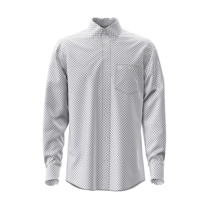 Men's Classic Burgundy Print Shirt