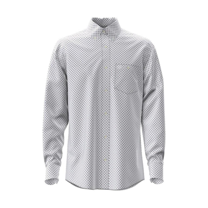 Men's Classic Burgundy Print Shirt