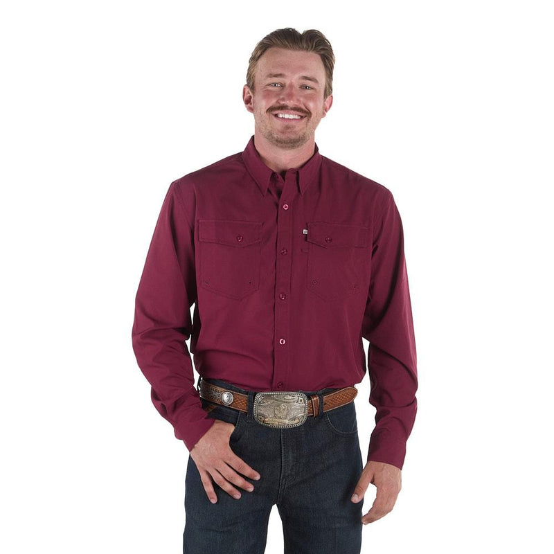 mens burgundy dress shirt Comfort Stretch Non-Iron Solid With Contrast Trim - White/burgundy or anyone seeking a refined appearance Mens Next Burgundy Red Slim