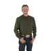 Men's Olive Long Sleeve Waffle Shirt
