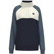 Women's Cream & Navy Pullover