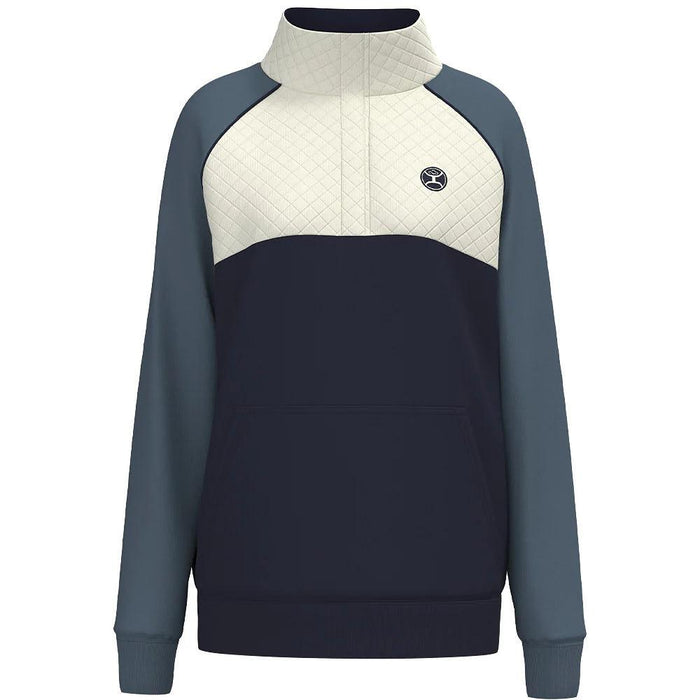 Women's Cream & Navy Pullover