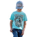 Boy's Turquoise Bucking Horse Tee Shirt