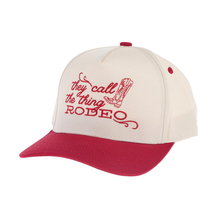 They Call This Thing A Rodeo Red & Natural Cap