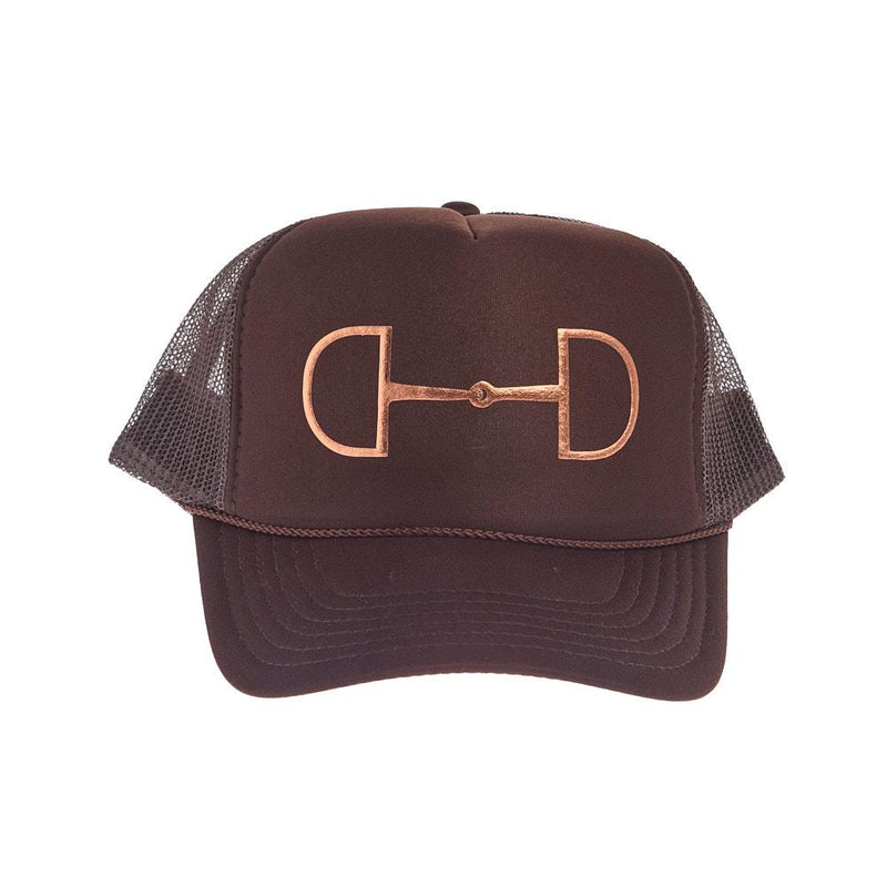 Snaffle Bit Brown Cap