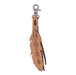 Leather Charm Tooled Feather