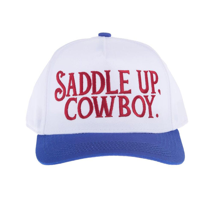 Saddle Up Cowboy Canvas Cap
