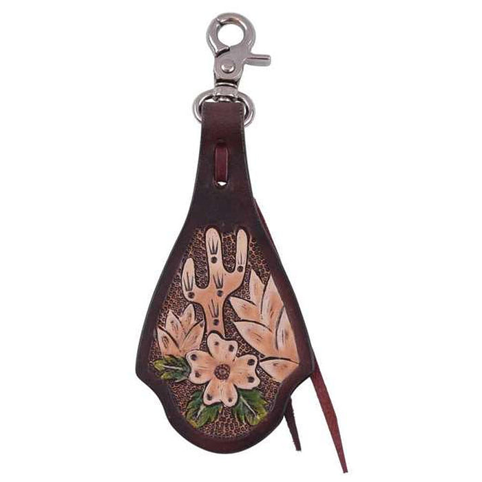 Leather Charm Acorn Dogwood
