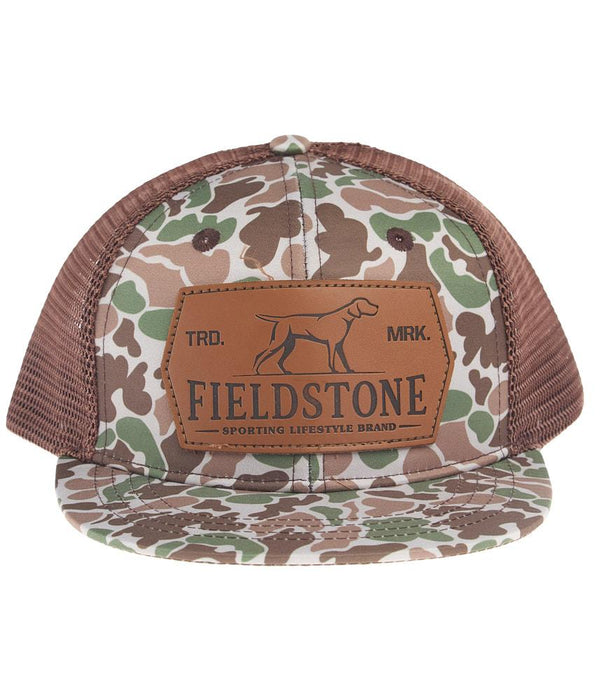 Boy's Camo Old School Cap