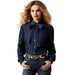 Women's Puff Sleeve Denim Shirt