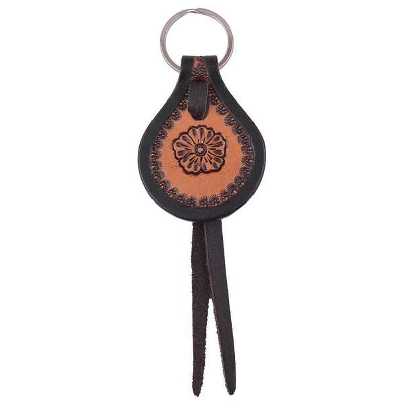 Round Flower Keychain